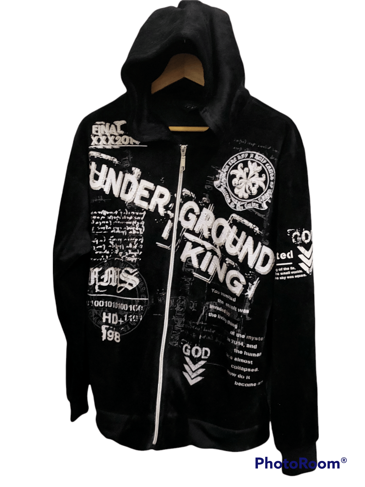 Punk and Yo Beaumere aristocratic Zip jacket embroidery logo velvet Size US M / EU 48-50 / 2 - 1 Thumbnail