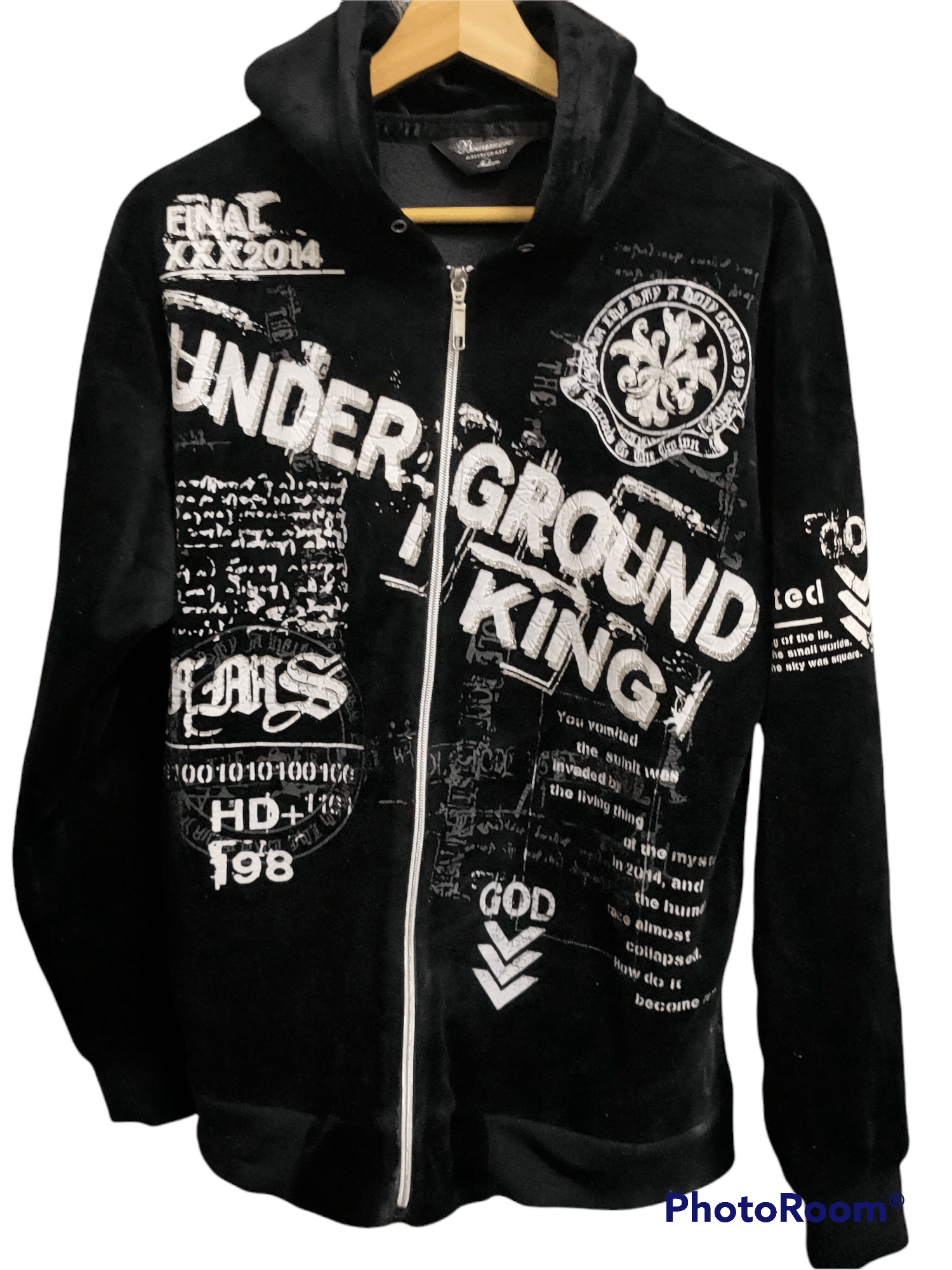 Punk and Yo Beaumere aristocratic Zip jacket embroidery logo velvet Size US M / EU 48-50 / 2 - 3 Thumbnail