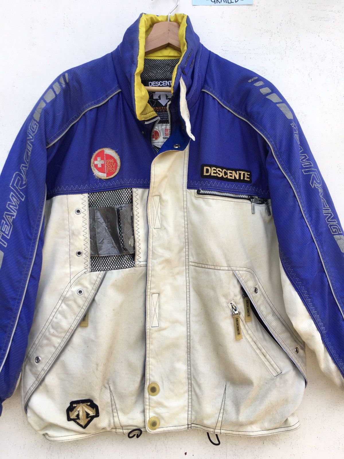 Descente Vintage Switzerland National Team DESCENTE Ski Jacket Size US L / EU 52-54 / 3 - 4 Thumbnail