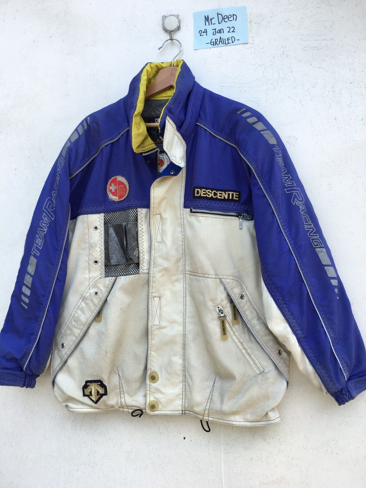 Descente Vintage Switzerland National Team DESCENTE Ski Jacket Size US L / EU 52-54 / 3 - 3 Thumbnail
