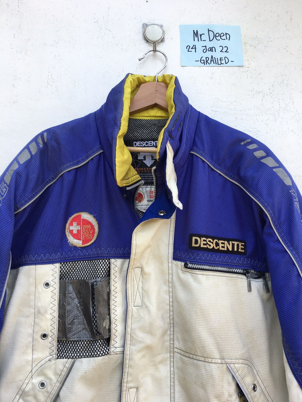 Descente Vintage Switzerland National Team DESCENTE Ski Jacket Size US L / EU 52-54 / 3 - 5 Thumbnail