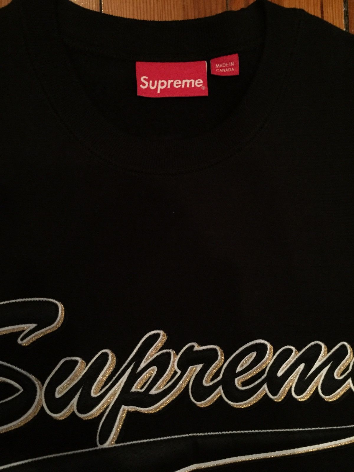 Supreme Supreme Brush Script Crewneck FW16 | Grailed