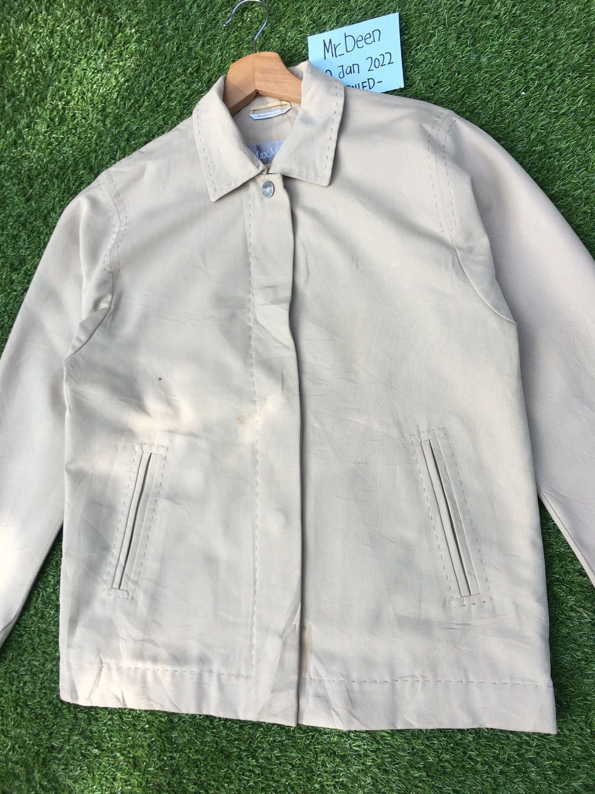 Max Mara Vintage Max Mara Cotton Buttons Jacket Size US M / EU 48-50 / 2 - 5 Thumbnail