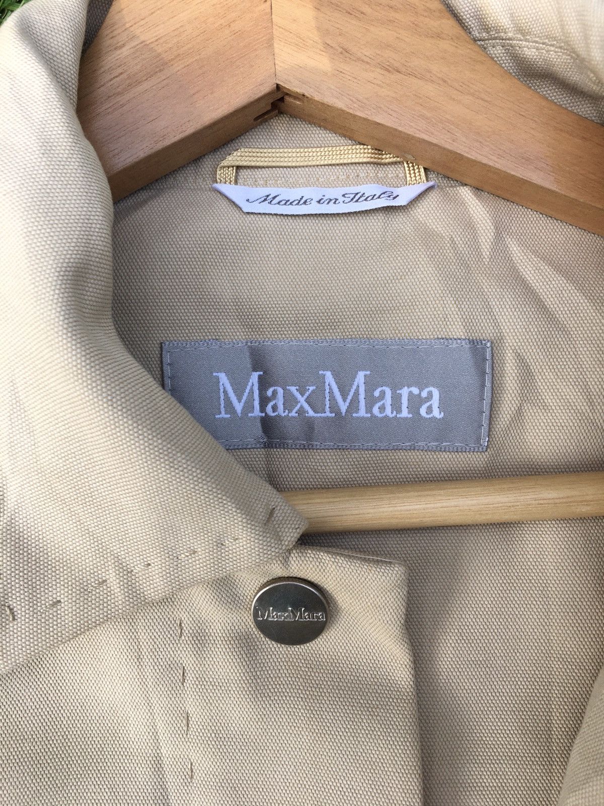 Max Mara Vintage Max Mara Cotton Buttons Jacket Size US M / EU 48-50 / 2 - 7 Thumbnail