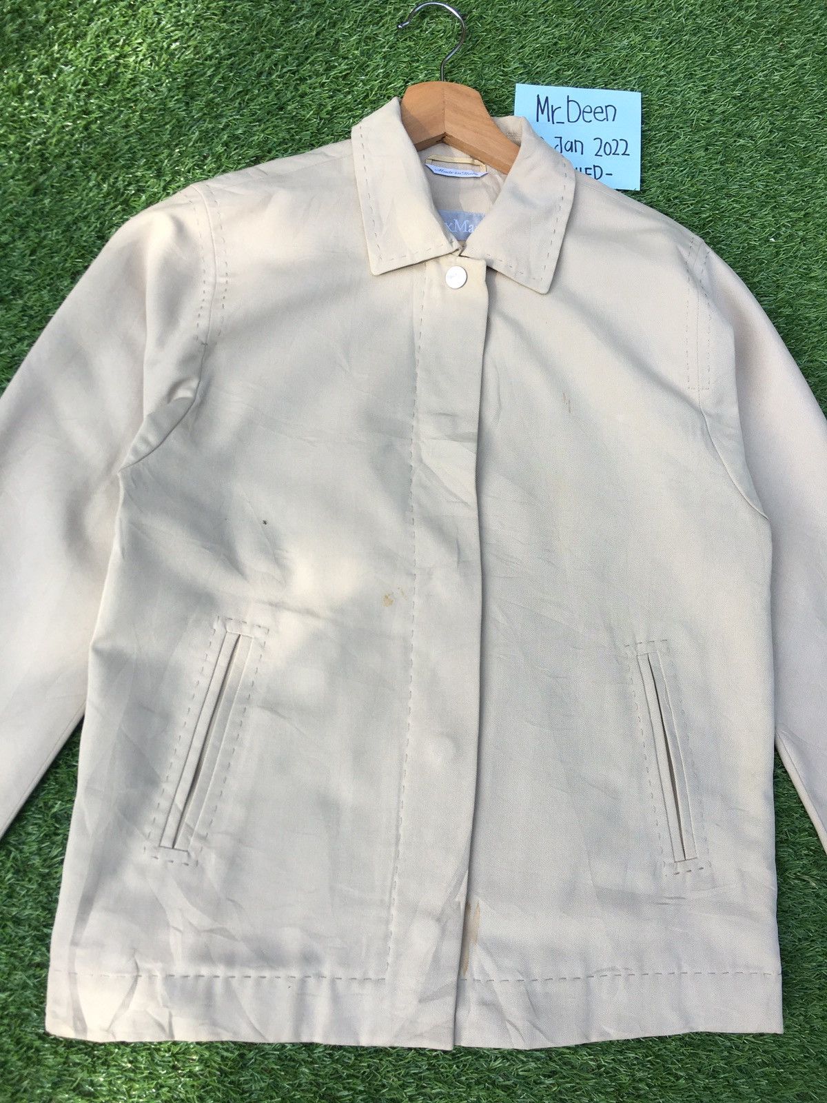 Max Mara Vintage Max Mara Cotton Buttons Jacket Size US M / EU 48-50 / 2 - 4 Thumbnail
