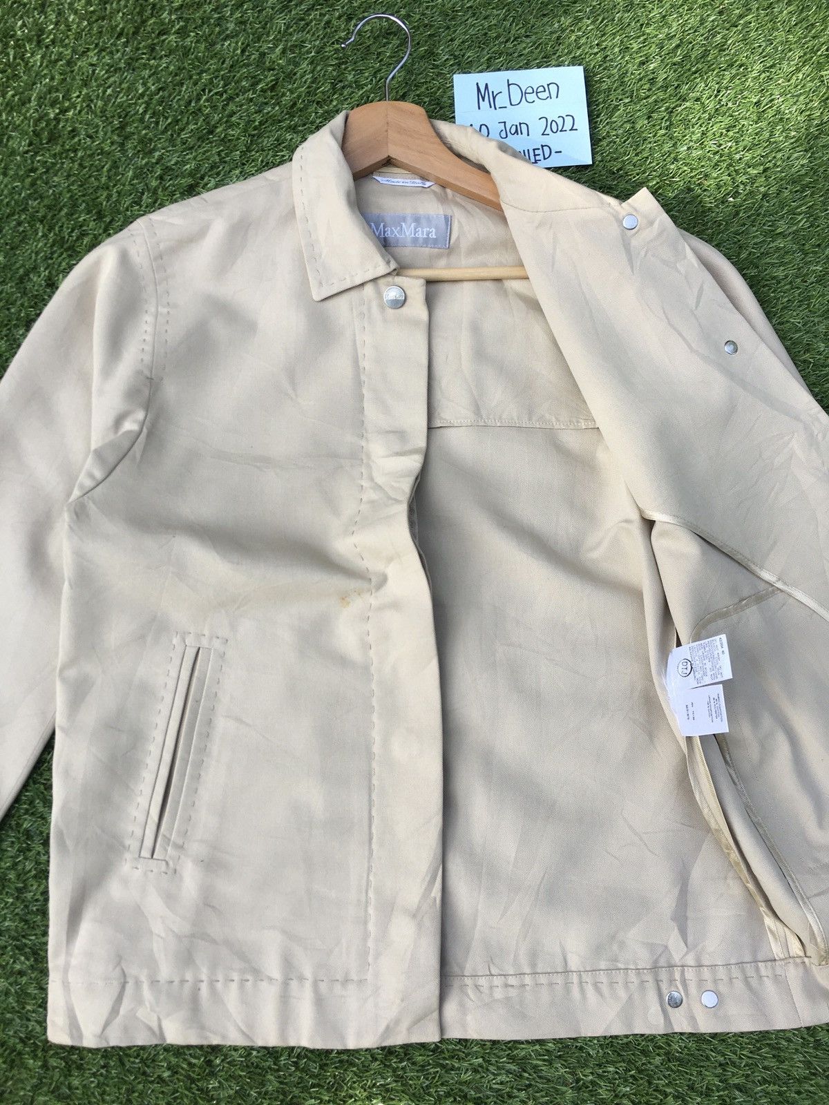 Max Mara Vintage Max Mara Cotton Buttons Jacket Size US M / EU 48-50 / 2 - 13 Thumbnail