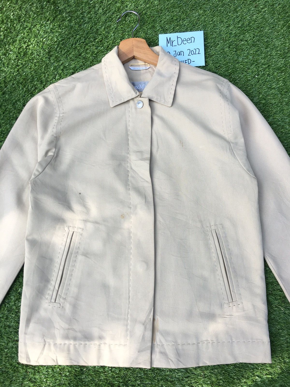 Max Mara Vintage Max Mara Cotton Buttons Jacket Size US M / EU 48-50 / 2 - 3 Thumbnail