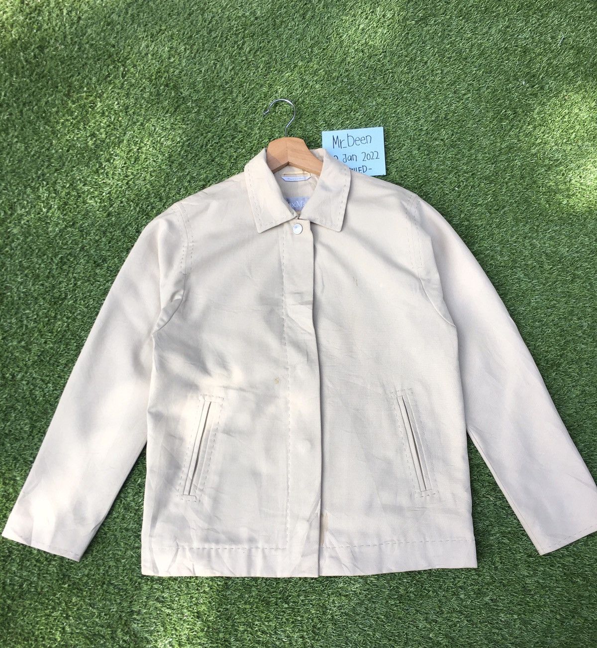 Max Mara Vintage Max Mara Cotton Buttons Jacket Size US M / EU 48-50 / 2 - 1 Thumbnail