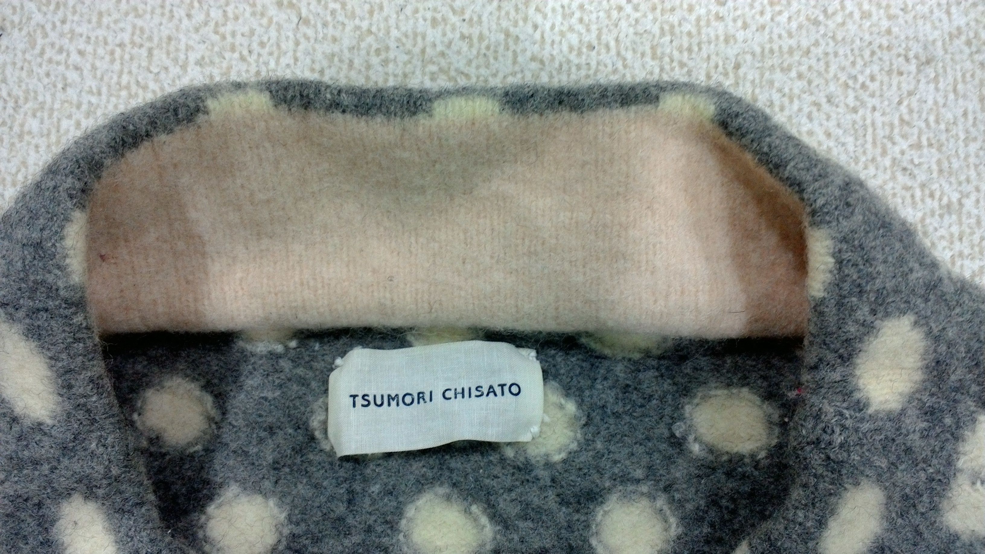 Issey Miyake Tsumori Chisato Polkadot By Issey Miyake Wool Grey Jacket Size US S / EU 44-46 / 1 - 4 Thumbnail