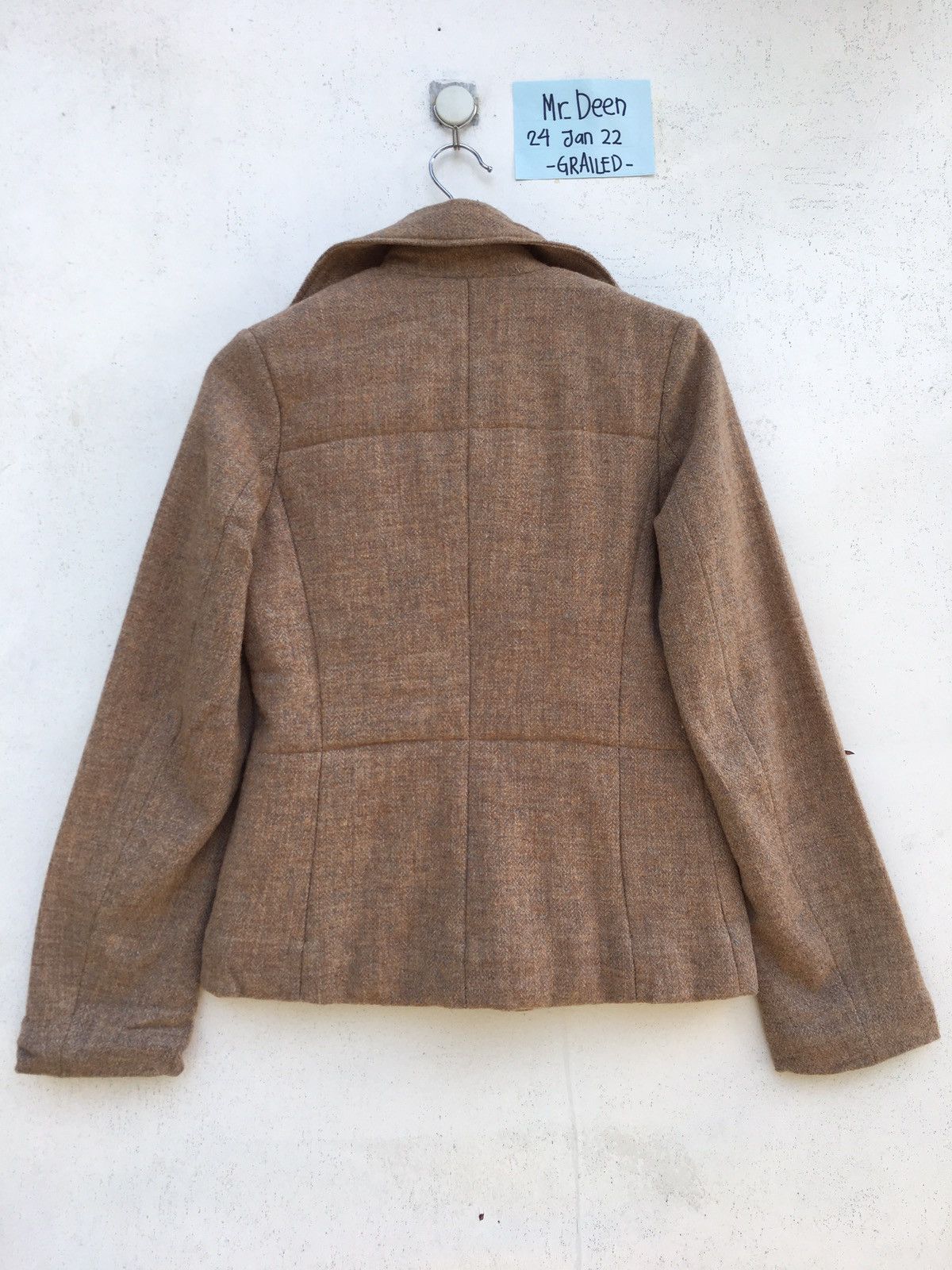 45rpm Rare Vintage 90s 45rpm Japanese Brand Wool Women Blazer Size US S / EU 44-46 / 1 - 13 Thumbnail