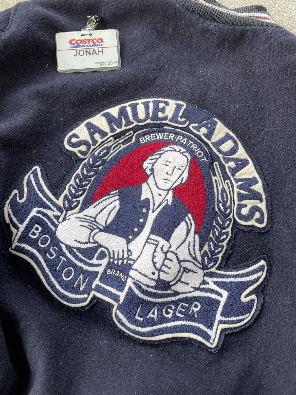 Vintage Vintage 90’s Samuel Adams Lager Varsity Jacket | Grailed