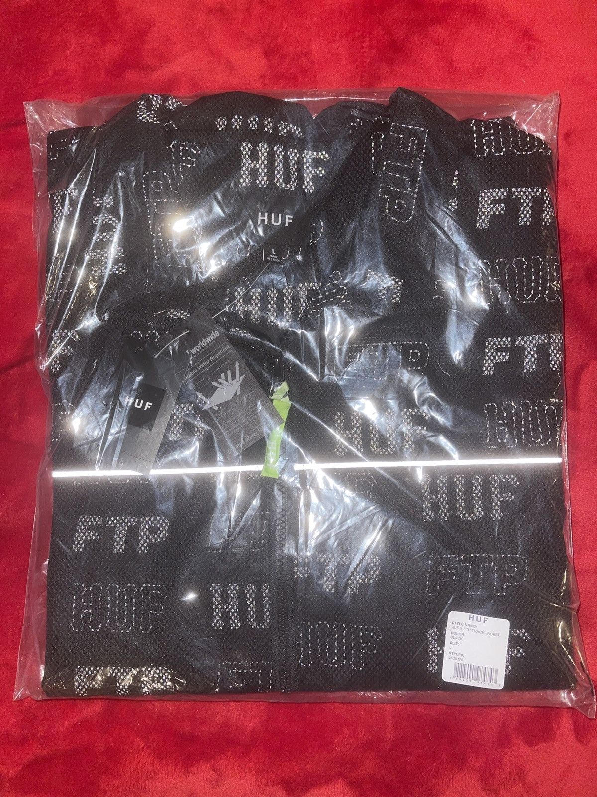 HUF x FTP 3 Peat T-shirt Black