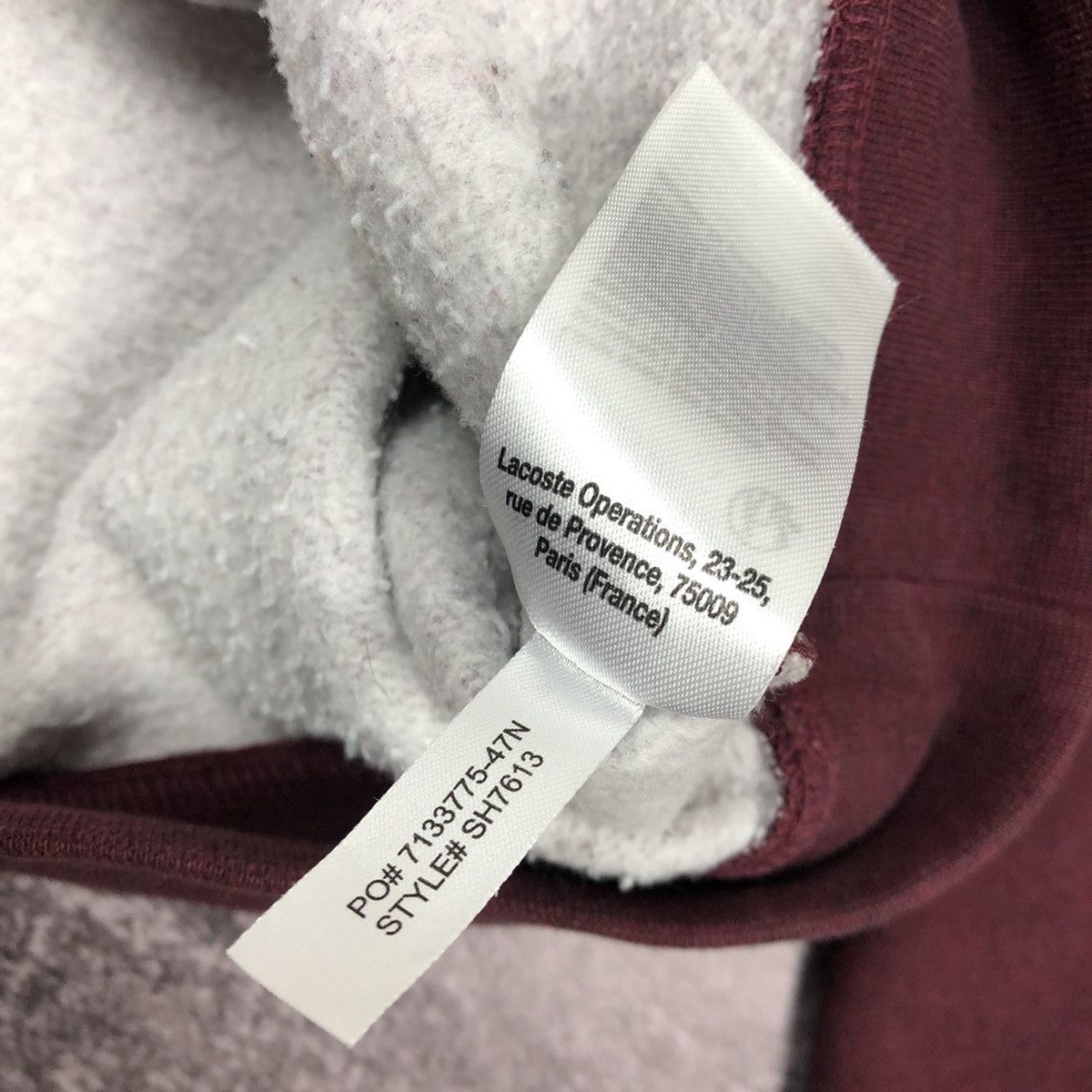 Lacoste Lacoste Sport Sweatshirt Luxury Logo Men’s Burgundy Size US L / EU 52-54 / 3 - 9 Thumbnail
