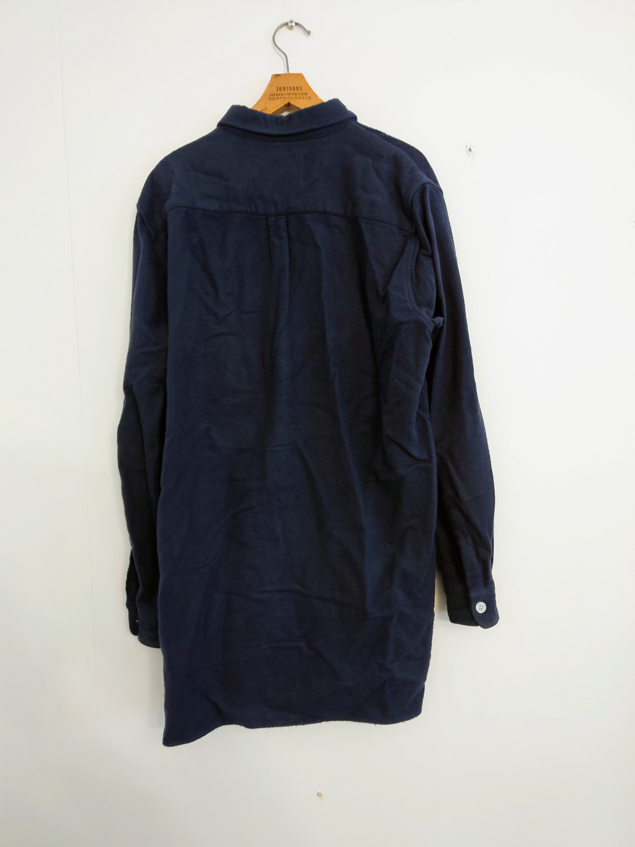 Our Legacy Shirt Coat Navy Flannel Size US S / EU 44-46 / 1 - 5 Thumbnail