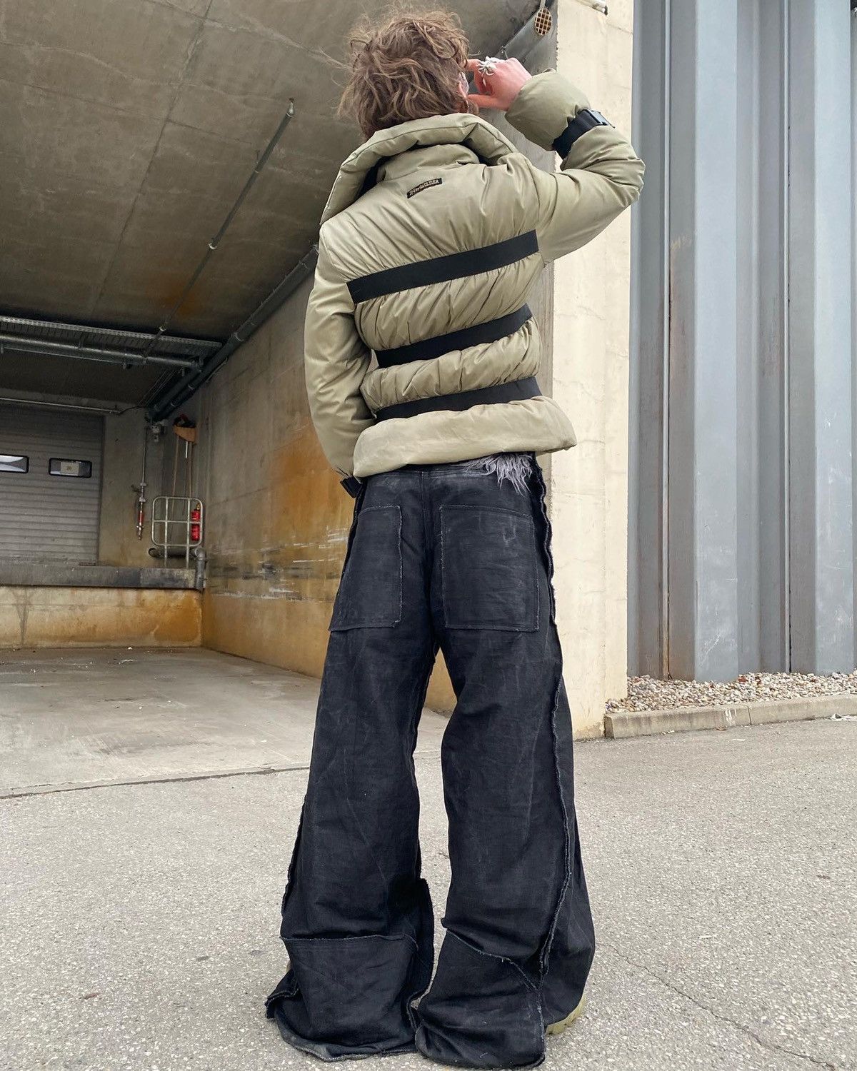 AW2003 Jean Paul Gaultier Strapped Bondage Light Trucker