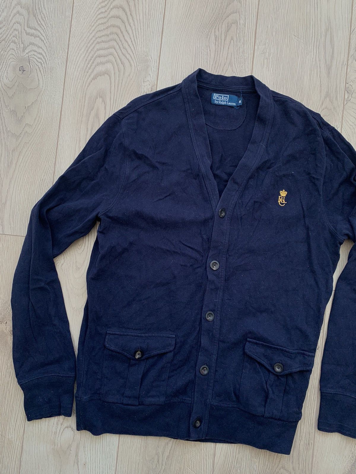 Polo Ralph Lauren club navy cotton cardigan