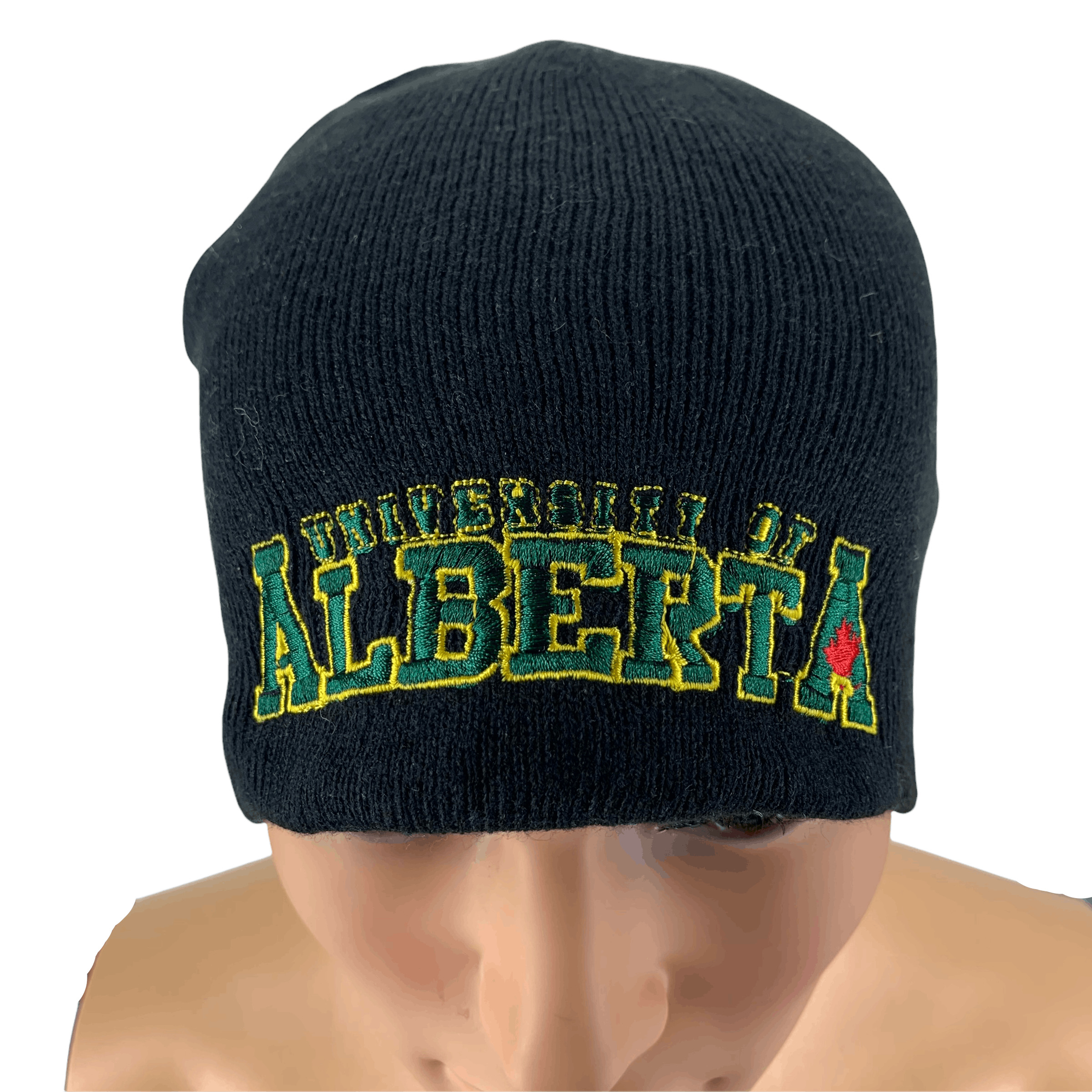 Vintage University Of Alberta Embroidered Big Logo Beanie #40-B Size ONE SIZE - 2 Thumbnail