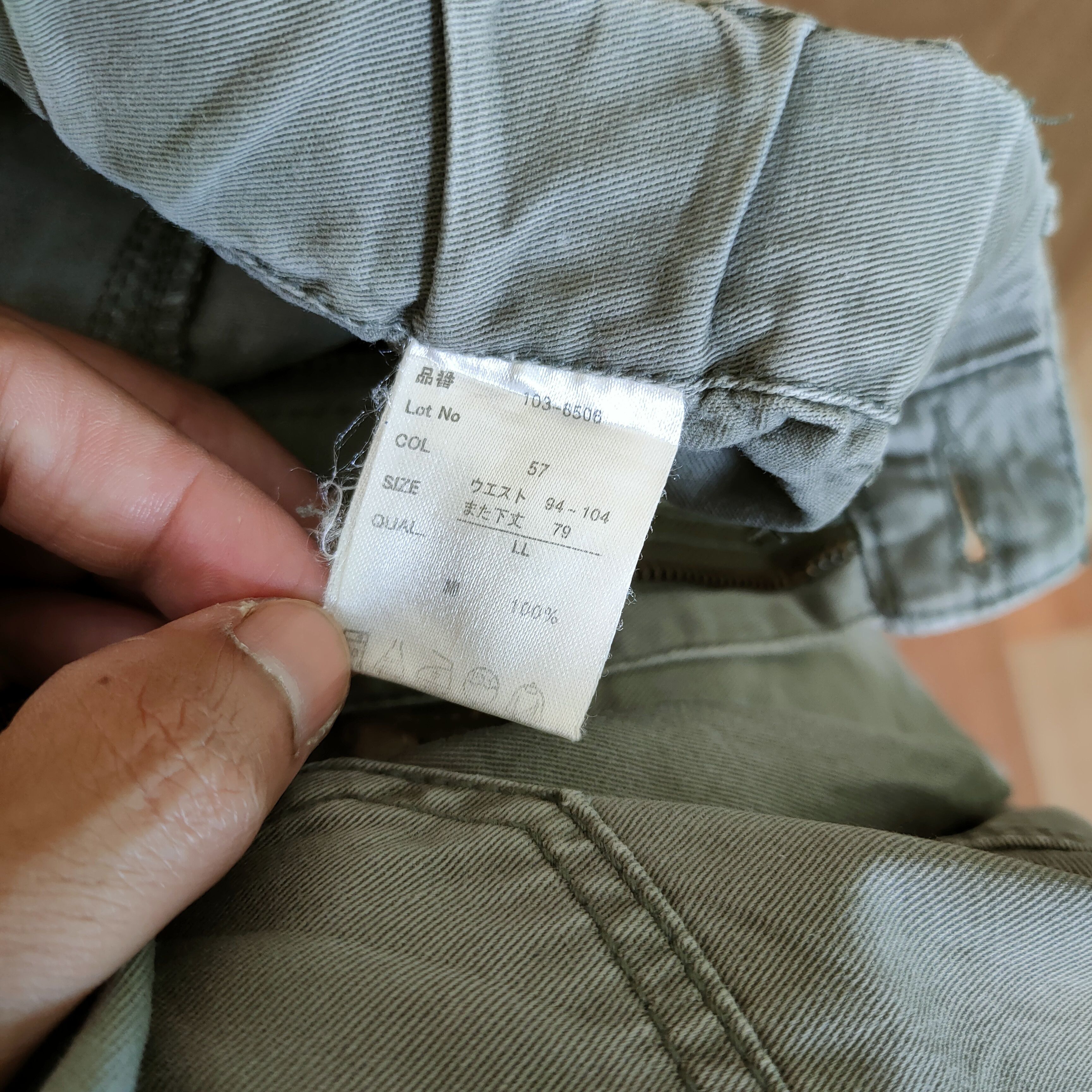 Japanese Brand × Vintage JAPANESE VINTAGE FADED CARGO PANTS Size US 30 / EU 46 - 10 Thumbnail