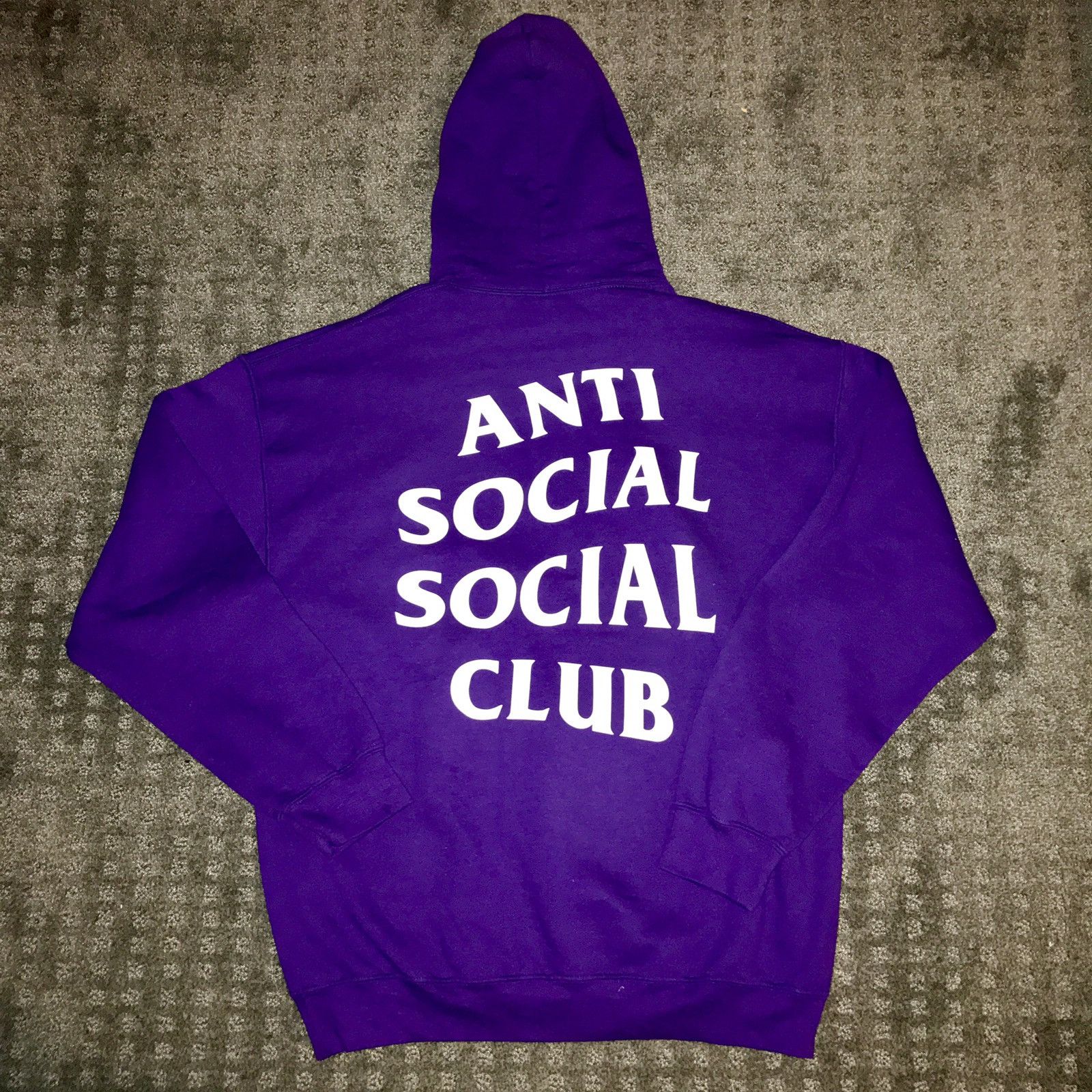 Anti Social Social Club Anti Social Social Club Purple Hoodie