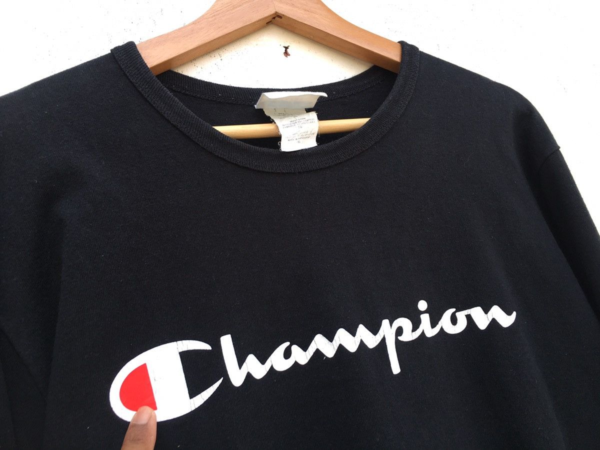 Champion Vintage Champion Spellout Logo Longsleeve Shirt Size US L / EU 52-54 / 3 - 13 Thumbnail