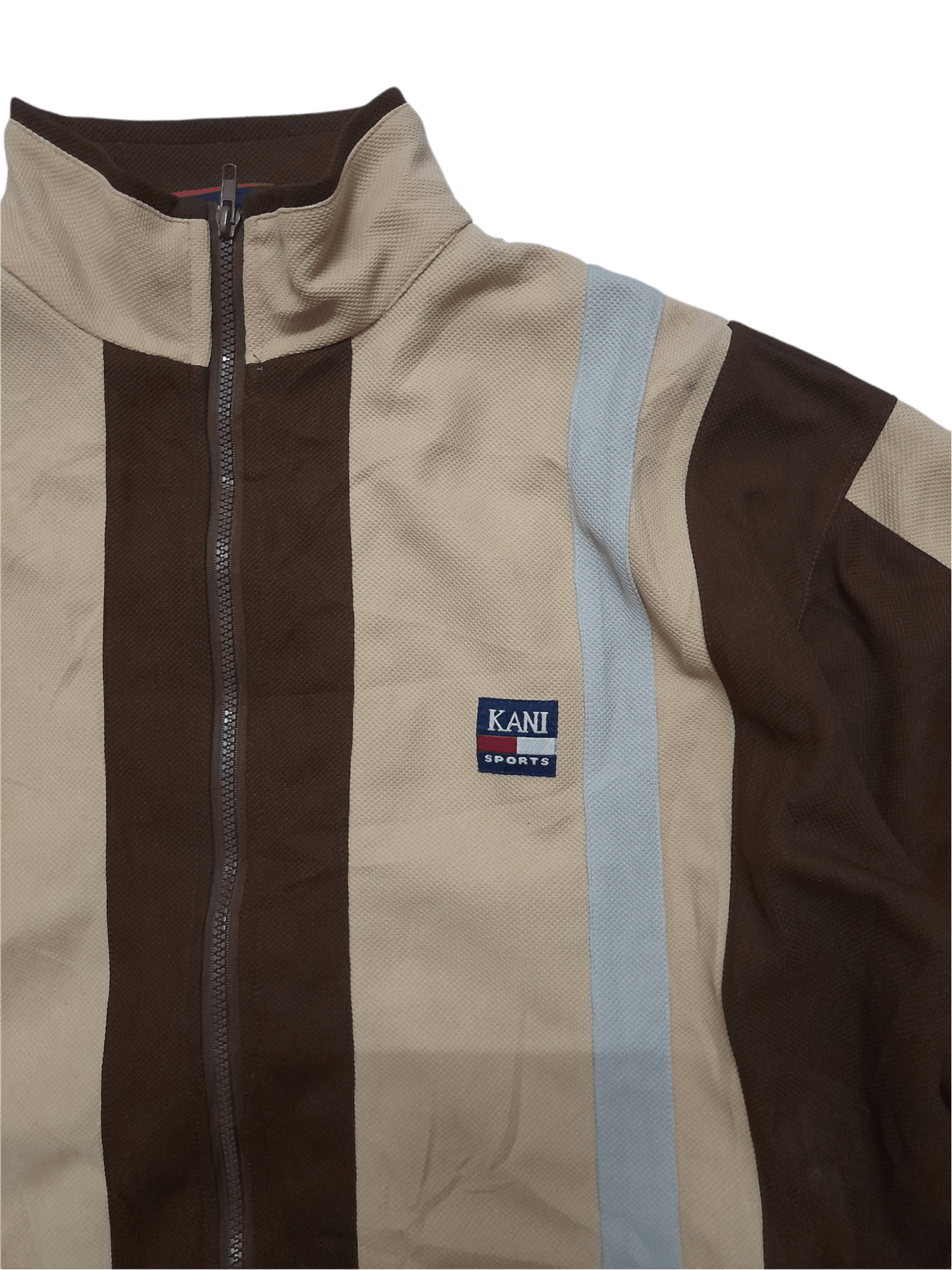 Karl Kani × Vintage 90s KARL KANI SPORT JOGGER JACKET OVERSIZED (D697) Size US L / EU 52-54 / 3 - 4 Thumbnail