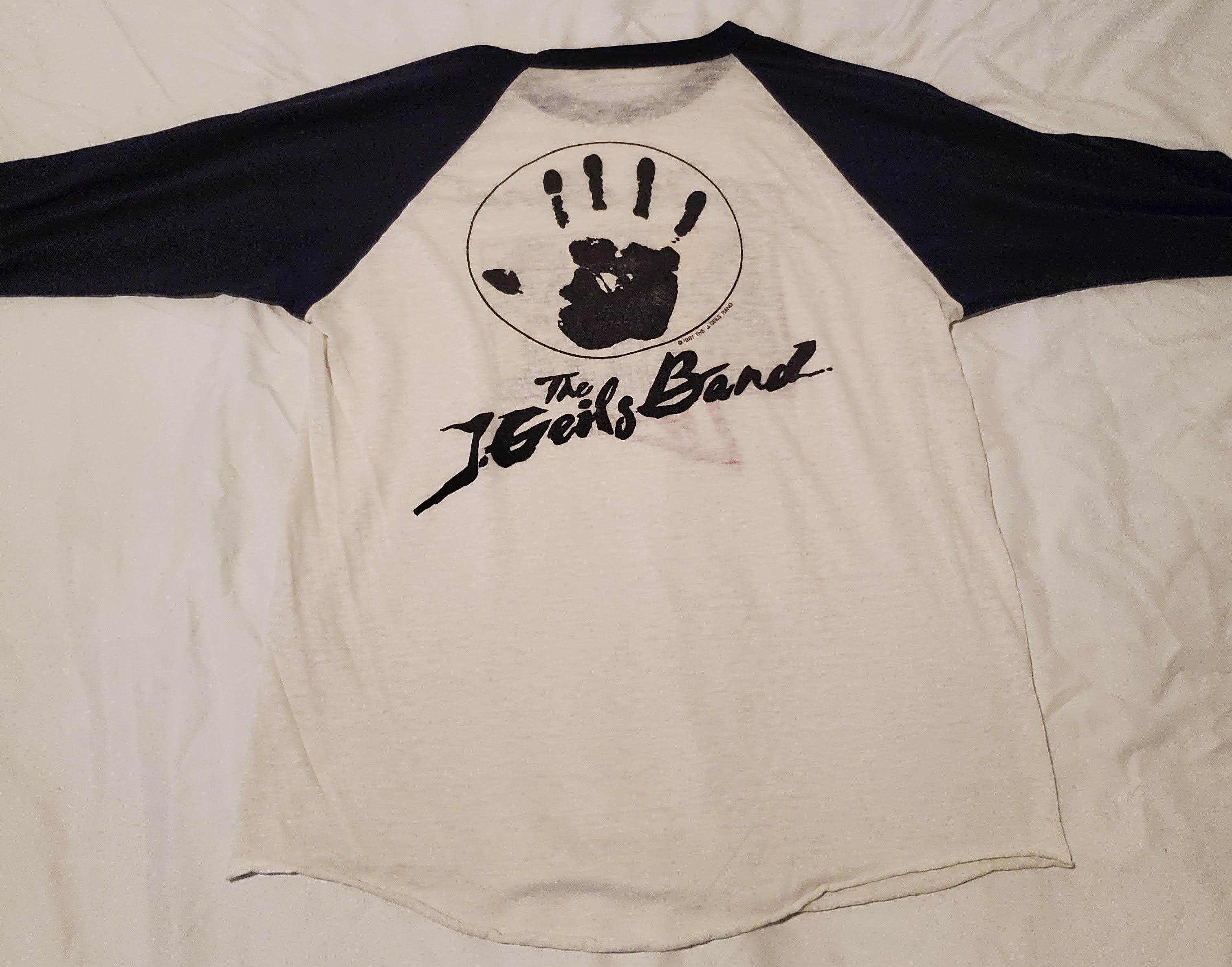 Band Tees × Vintage The J. Geils Band Live 1981 3/4 Sleeve Size US M / EU 48-50 / 2 - 5 Thumbnail