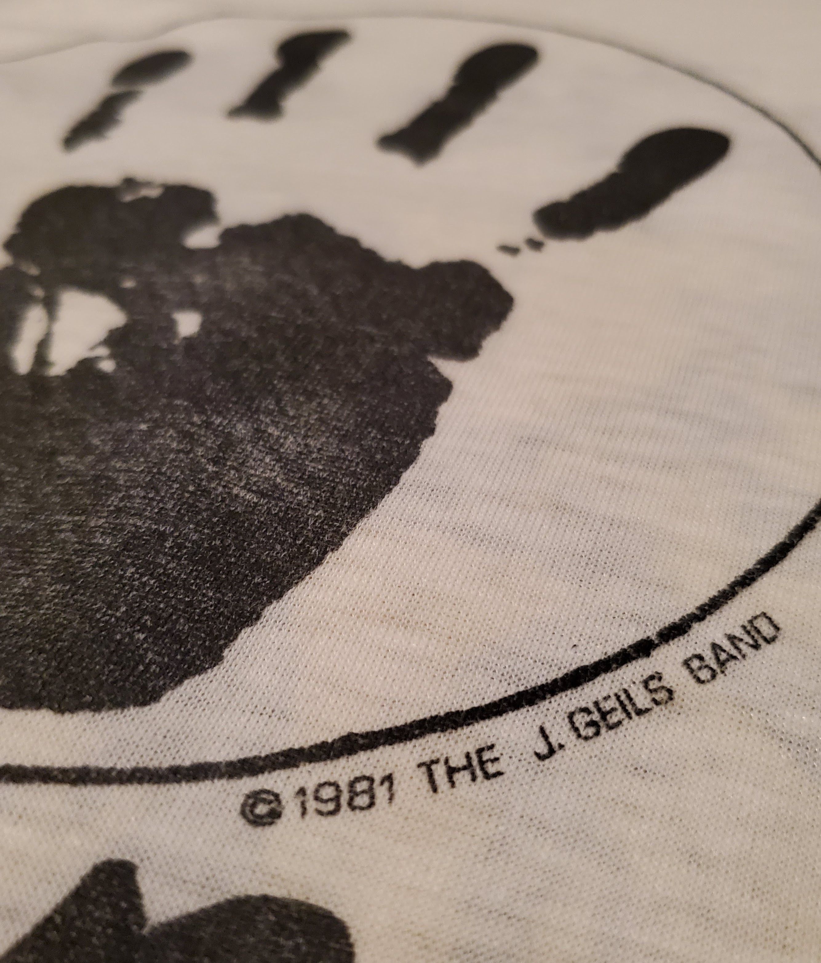 Band Tees × Vintage The J. Geils Band Live 1981 3/4 Sleeve Size US M / EU 48-50 / 2 - 6 Thumbnail