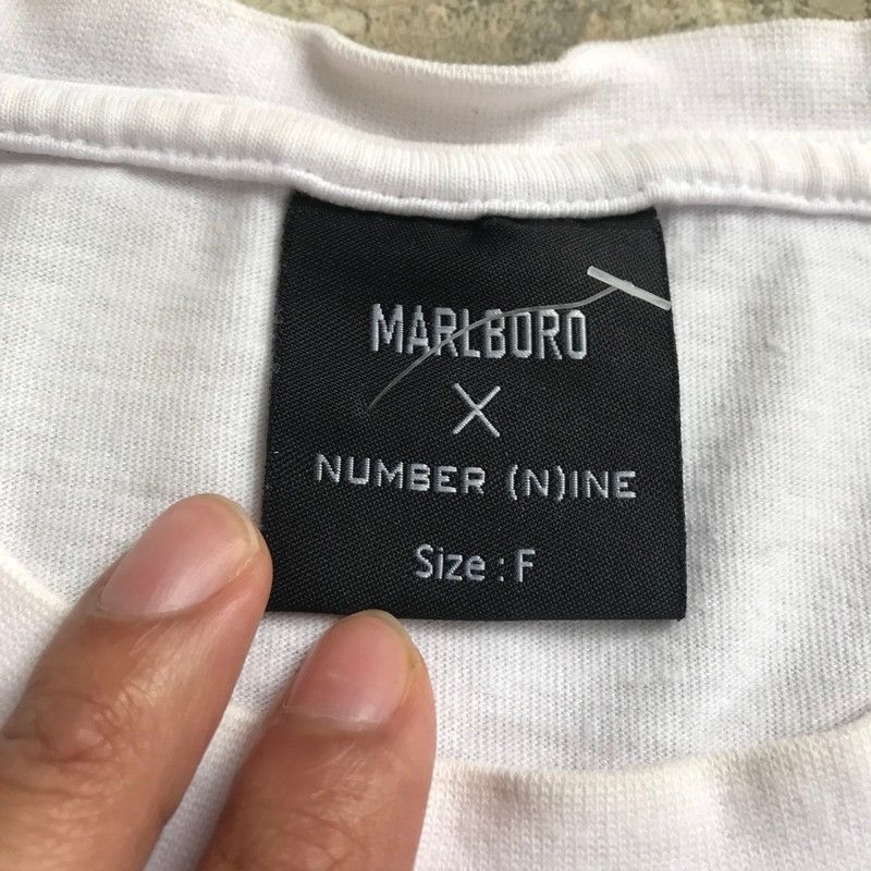 Number (N)ine Number nine x marlboro tee very big logo Size US M / EU 48-50 / 2 - 4 Thumbnail