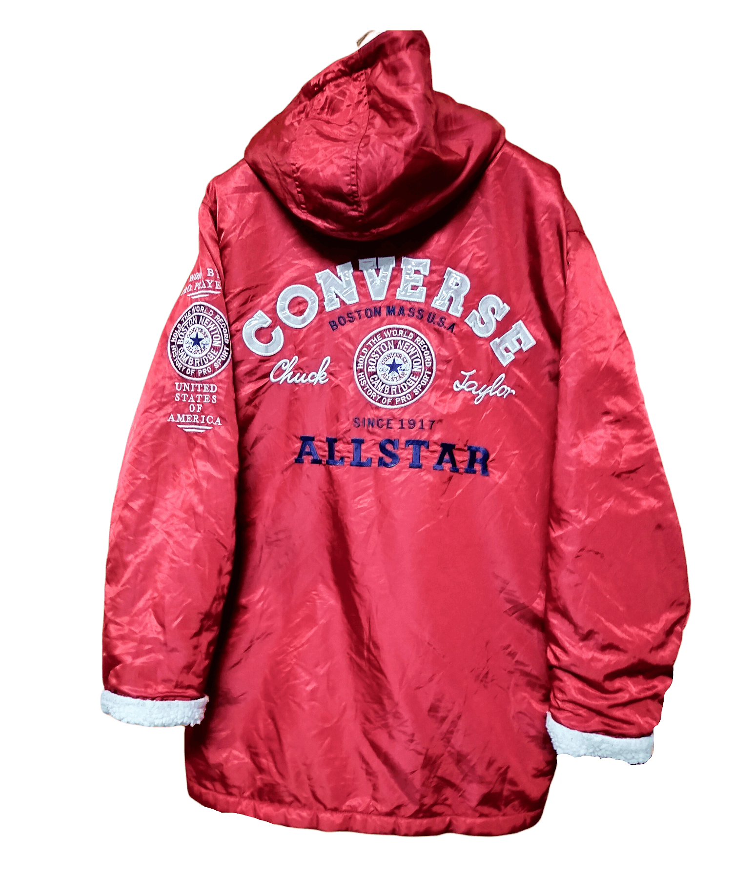 Converse Vintage Converse Boston Mass USA Sherpa Pro Sport Player Size US XL / EU 56 / 4 - 1 Thumbnail
