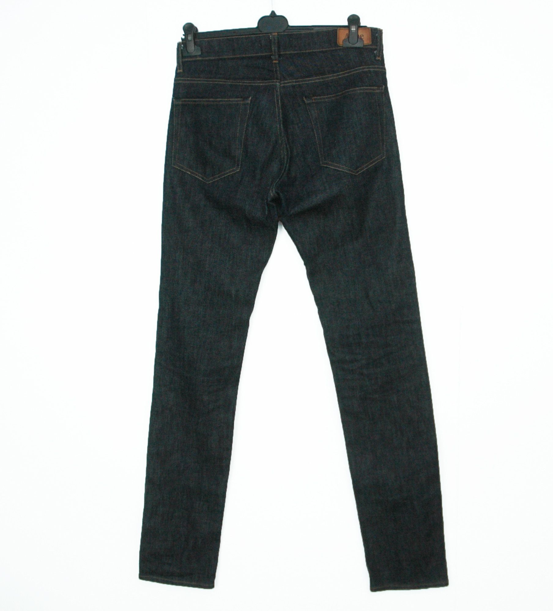 Acne Studios ACNE Roc Soft Raw Denim Jeans Leather Patch W30 L34 Size US 30 / EU 46 - 7 Thumbnail