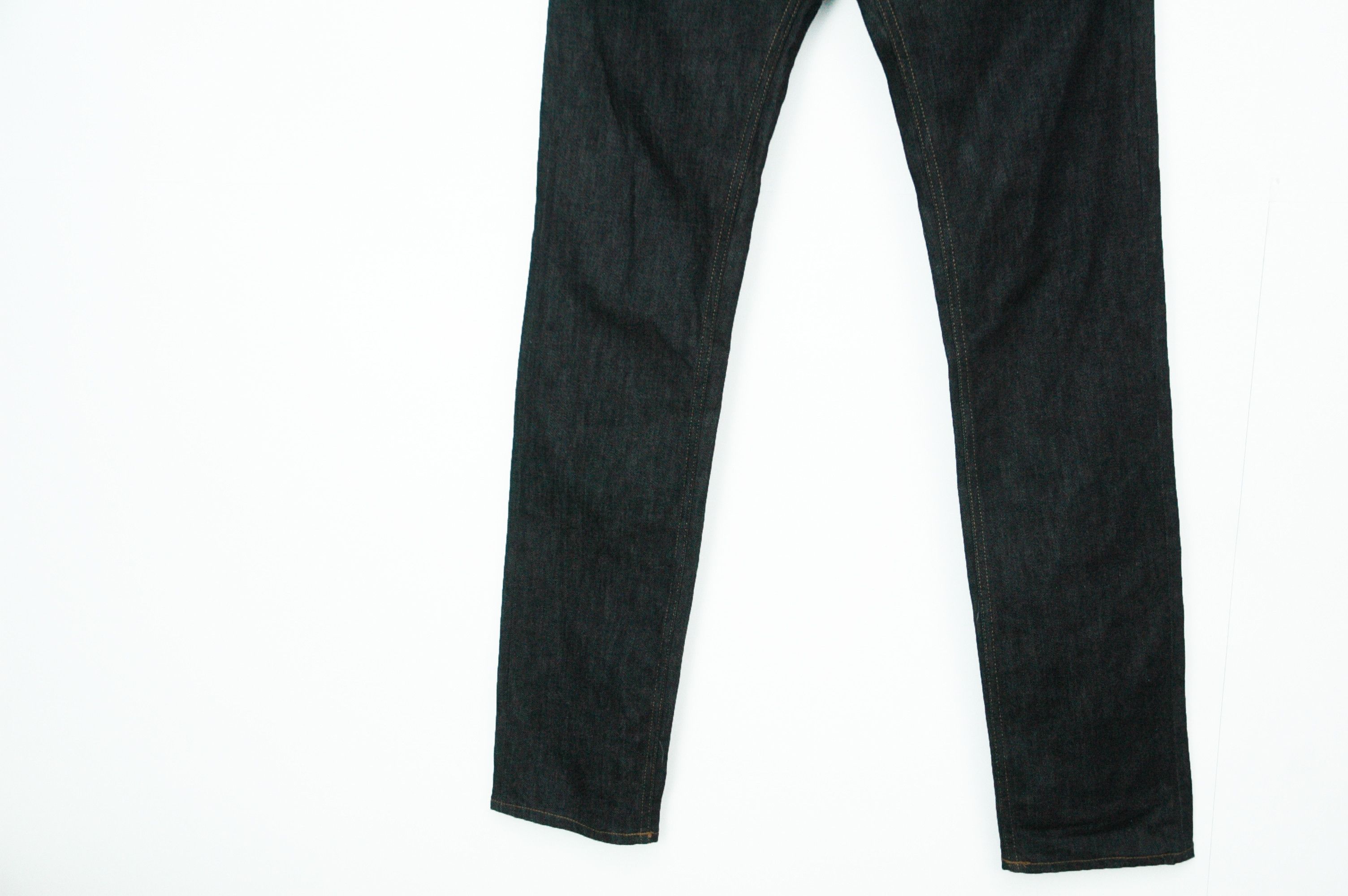 Acne Studios ACNE Roc Soft Raw Denim Jeans Leather Patch W30 L34 Size US 30 / EU 46 - 6 Thumbnail