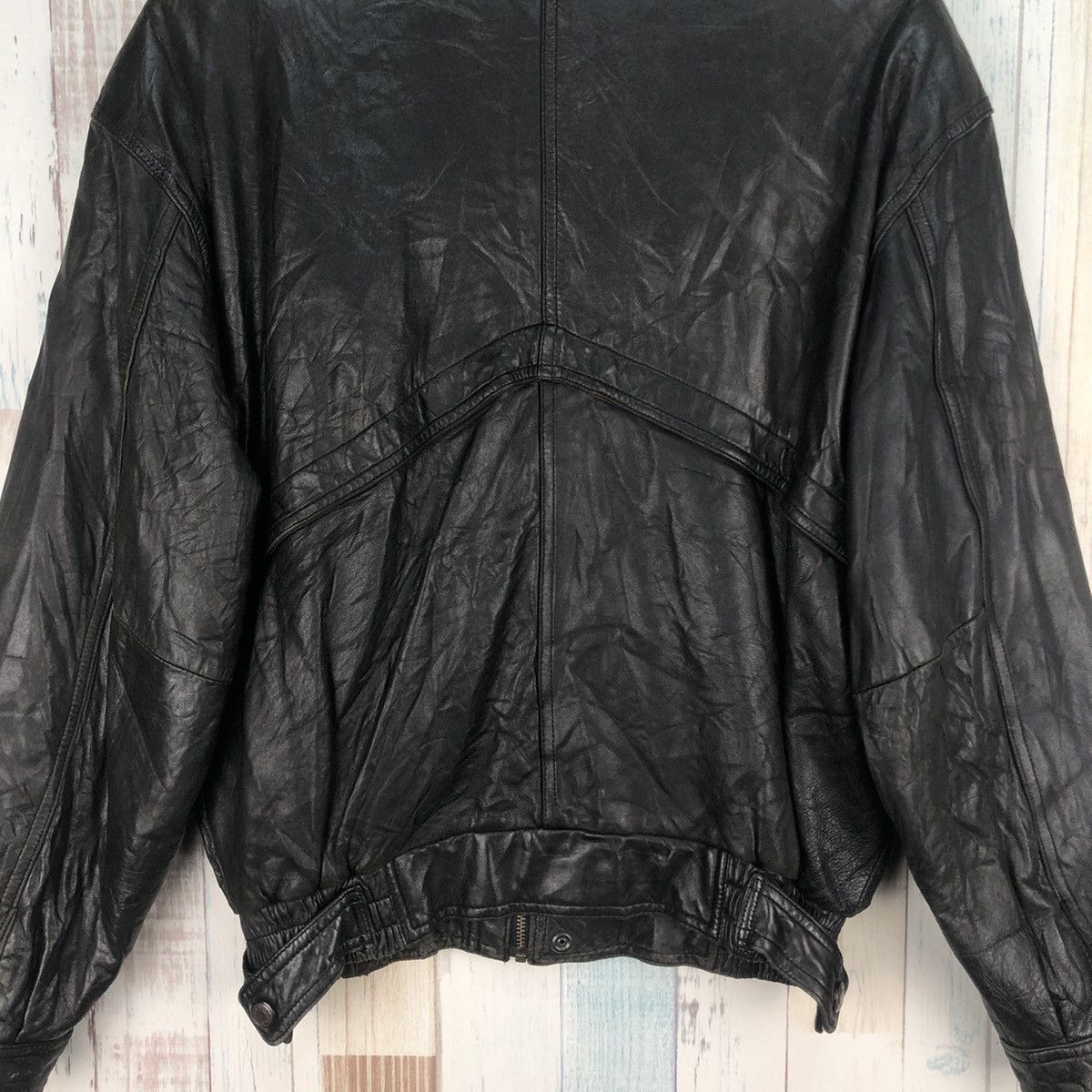Japanese Brand × Vintage Vintage Wind Armor Leather Jacket Size US M / EU 48-50 / 2 - 7 Thumbnail