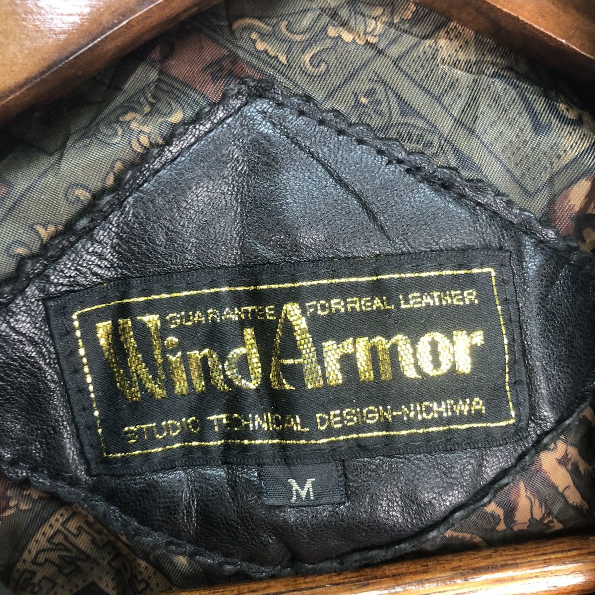 Japanese Brand × Vintage Vintage Wind Armor Leather Jacket Size US M / EU 48-50 / 2 - 12 Thumbnail