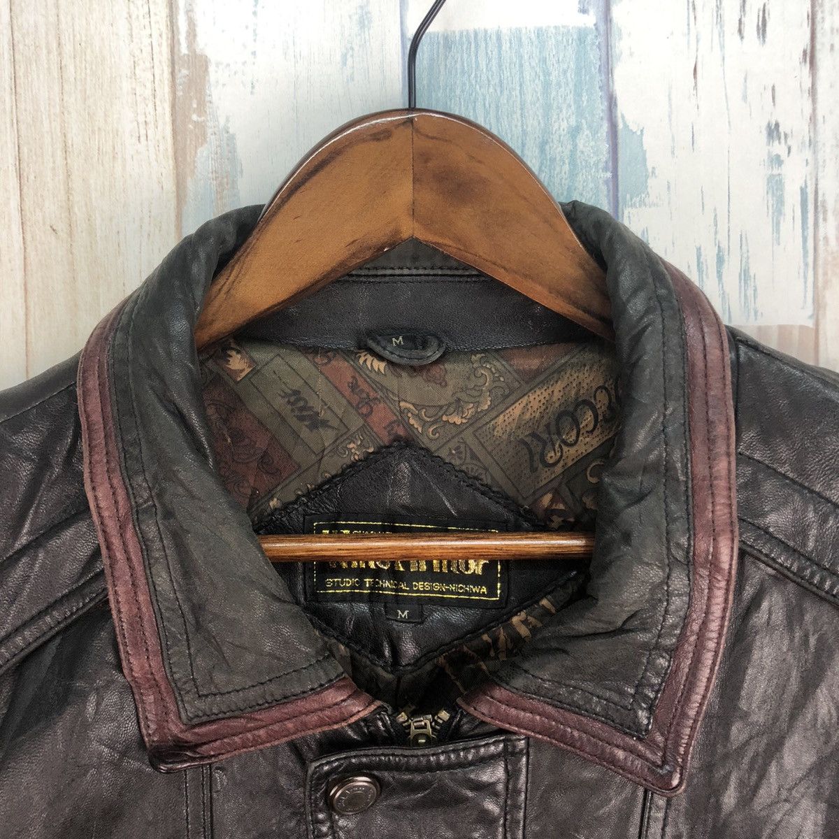 Japanese Brand × Vintage Vintage Wind Armor Leather Jacket Size US M / EU 48-50 / 2 - 11 Thumbnail