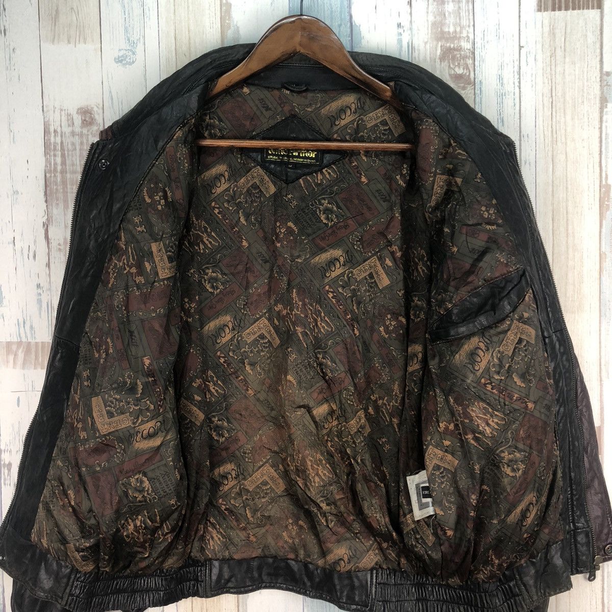 Japanese Brand × Vintage Vintage Wind Armor Leather Jacket Size US M / EU 48-50 / 2 - 3 Thumbnail