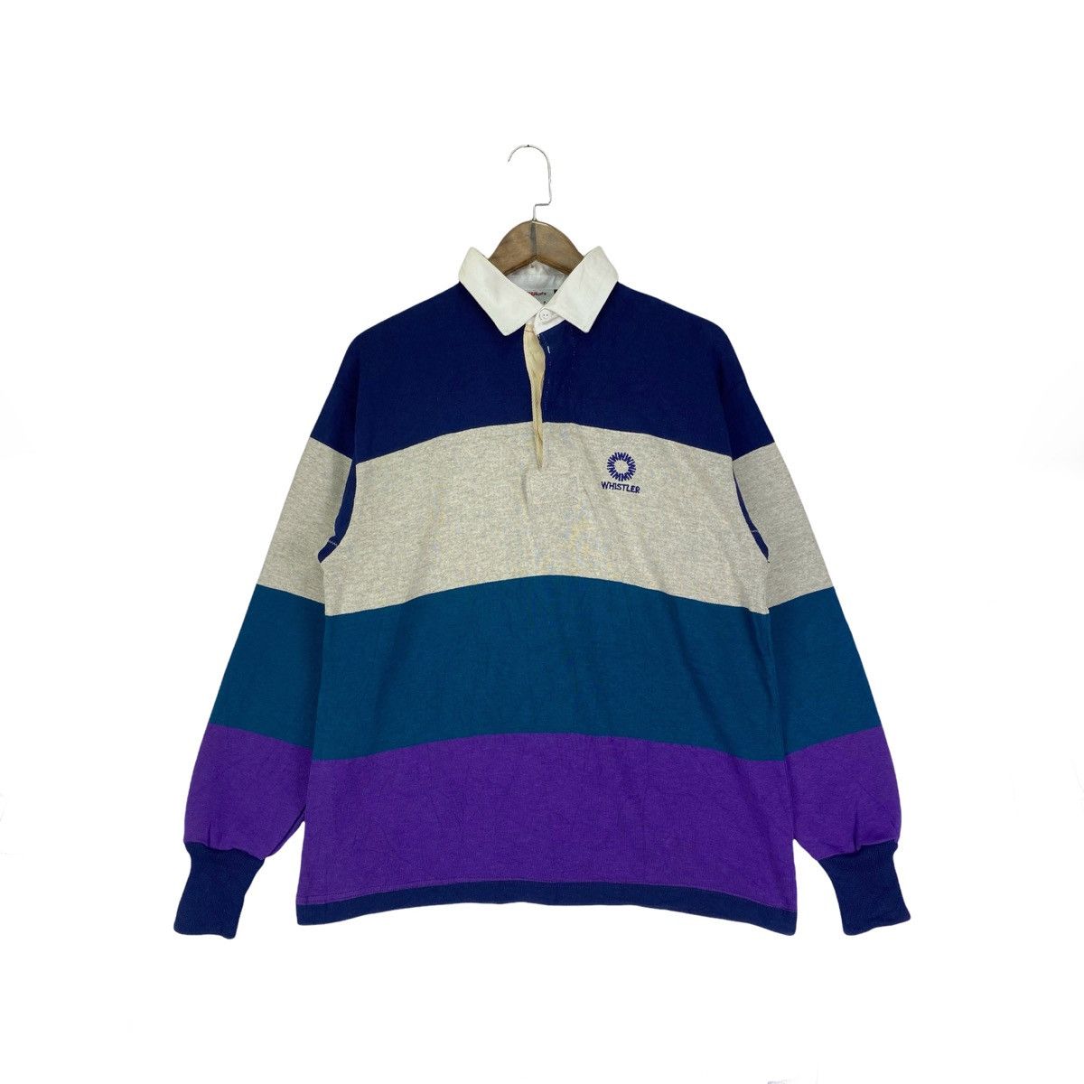 Made In Canada Vintage 90s Barbarian Whistler Rugby Polo Shirt | Grailed