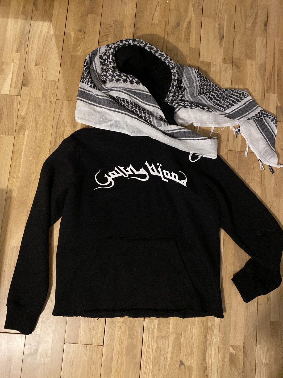 Velour Scars Desert Dweller Hoodie Black