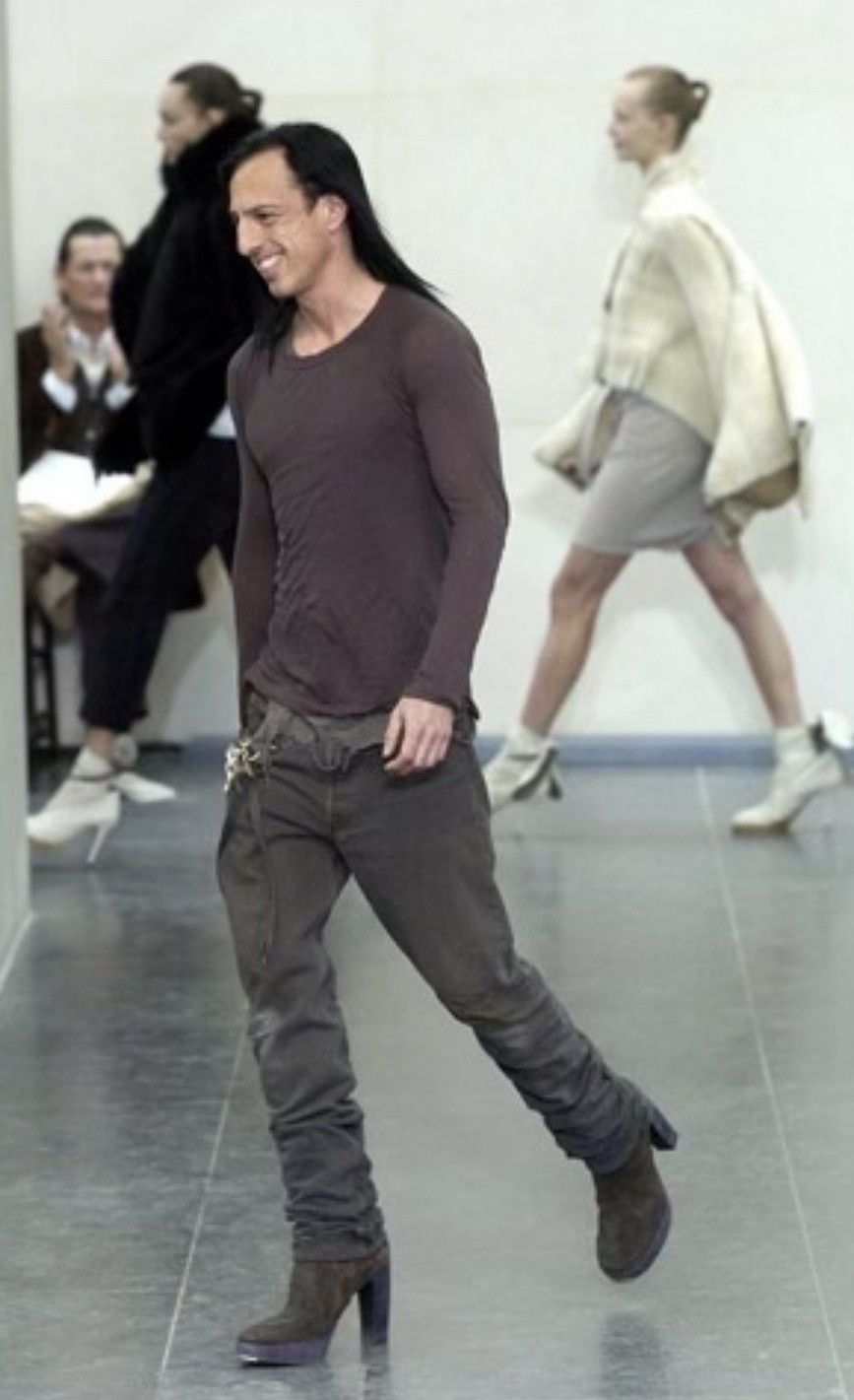 image of Rick Owens x Rick Owens Drkshdw Aw06 Sample Corduroy Jeans in Brown, Men's (Size 30)