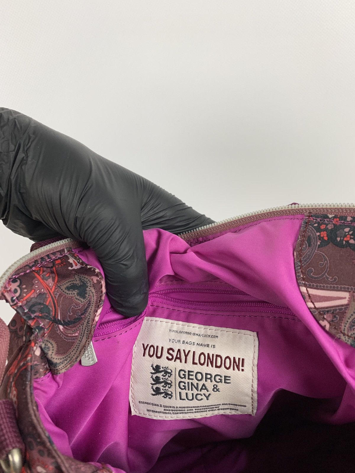 Japanese Brand George Gina&Lucy Paisley You Say London Cargo Bag Alyx Style Size ONE SIZE - 19 Thumbnail