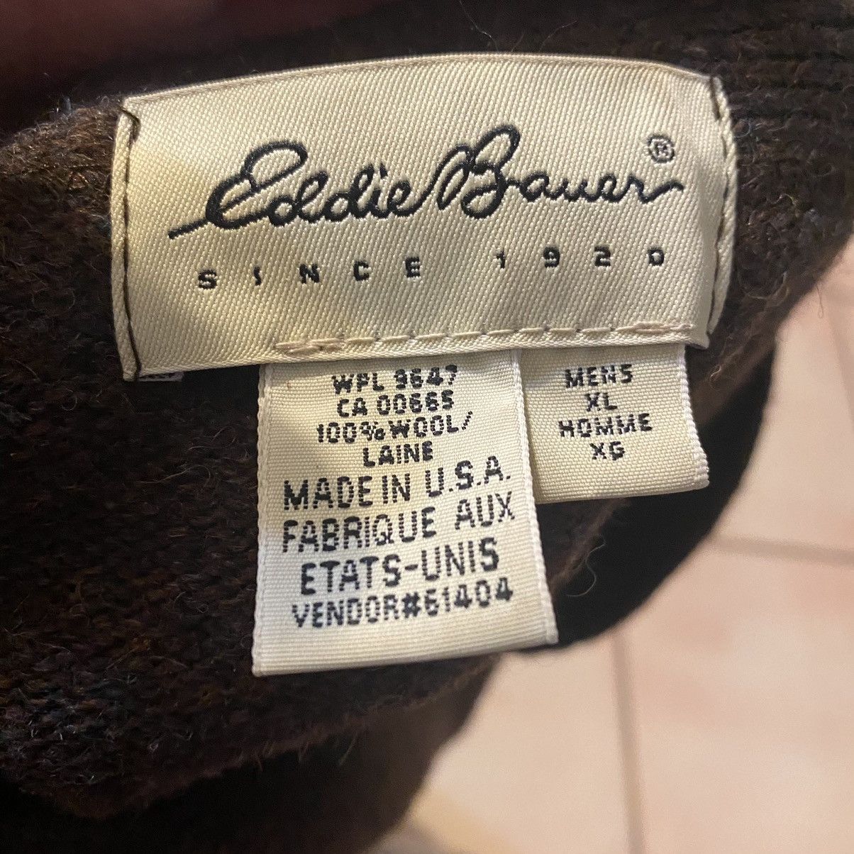 Eddie Bauer Vintage Eddie Baurer 100 wool cardigan Size US XL / EU 56 / 4 - 3 Thumbnail