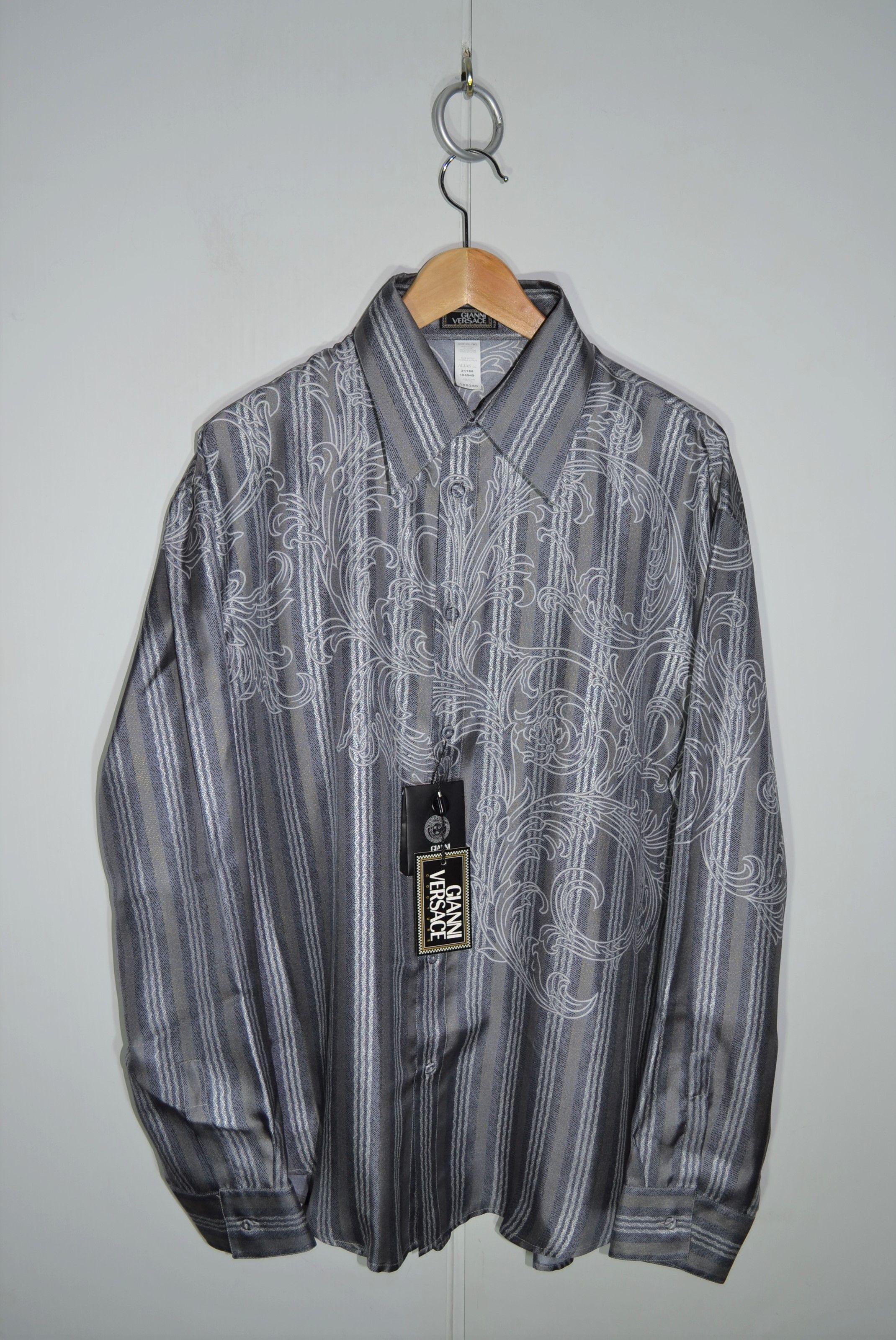NEW Gianni Versace 1990s Silk Shirt 54 Size