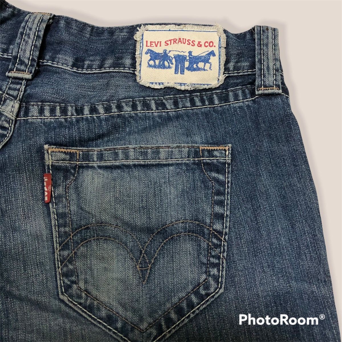 Levi's × Levi's Made & Crafted × Vintage Y2K Women Levis Bootcut Jeans Made in Japan Size US 31 - 4 Thumbnail