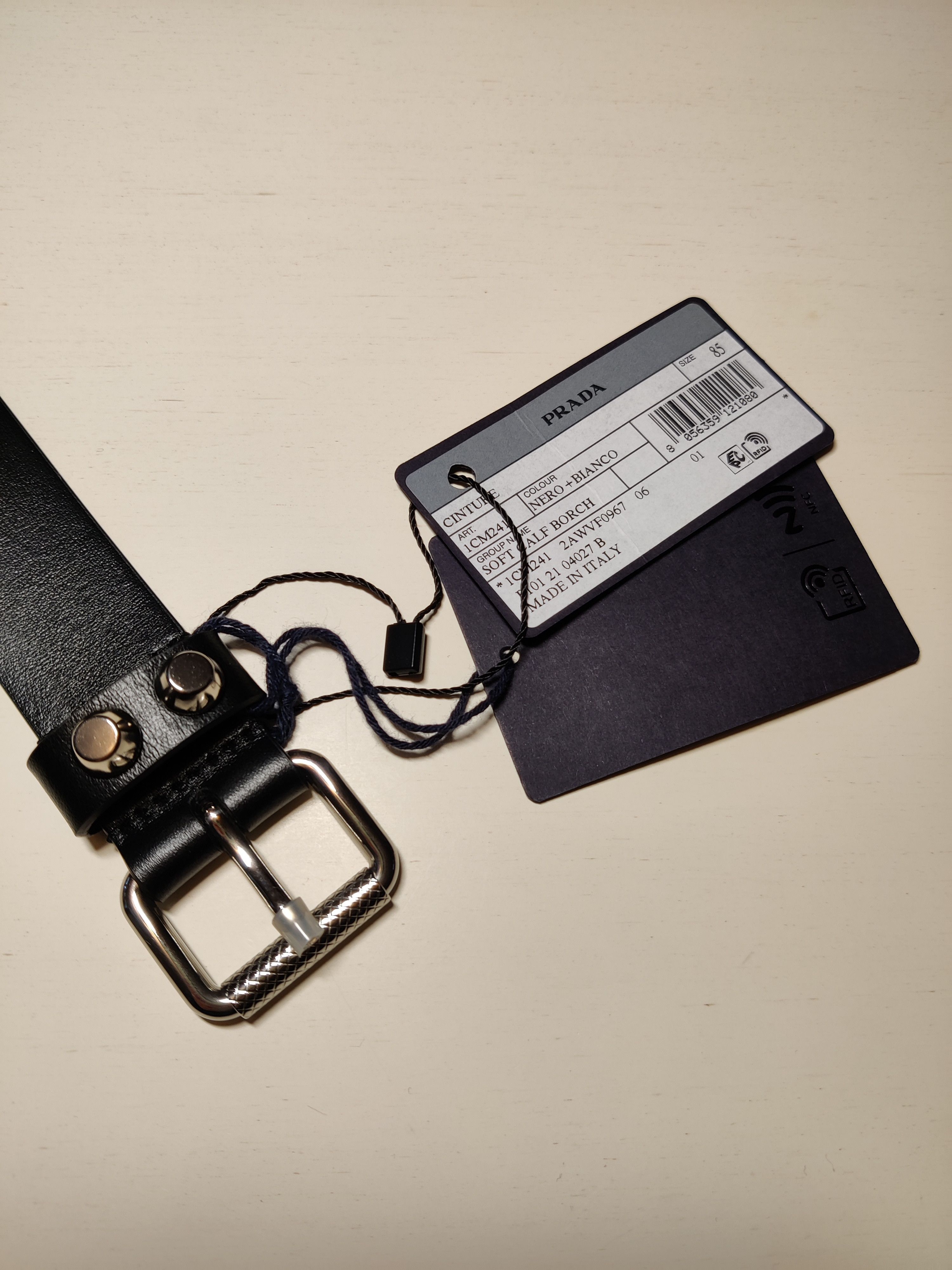Prada Prada Studded Belt Size 28 - 5 Thumbnail
