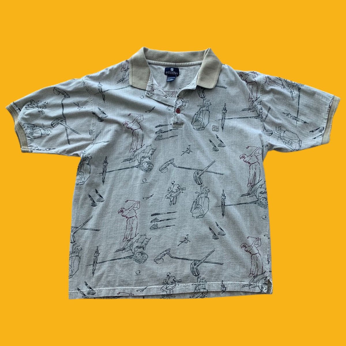 Givenchy × Vintage Vintage Givenchy Golf Polo Size US L / EU 52-54 / 3 - 1 Thumbnail