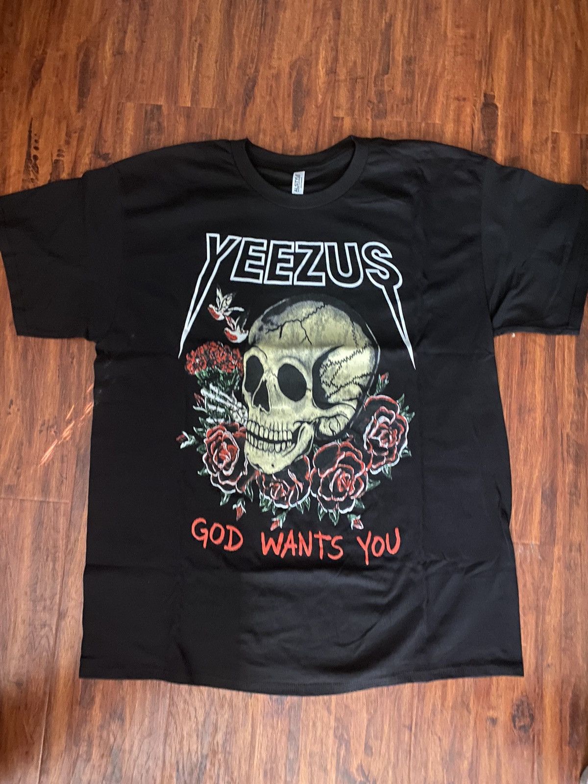 Kanye West Yeezus graphic T-shirt | Grailed