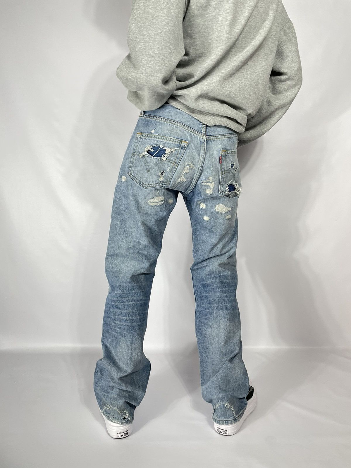 Levi's Distressed Denim Levi’s jeans 501 Size US 32 / EU 48 - 2 Thumbnail