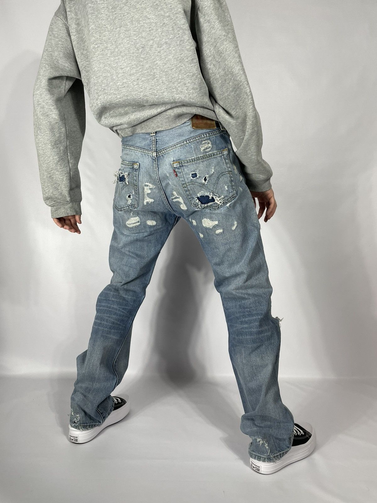 Levi's Distressed Denim Levi’s jeans 501 Size US 32 / EU 48 - 3 Thumbnail