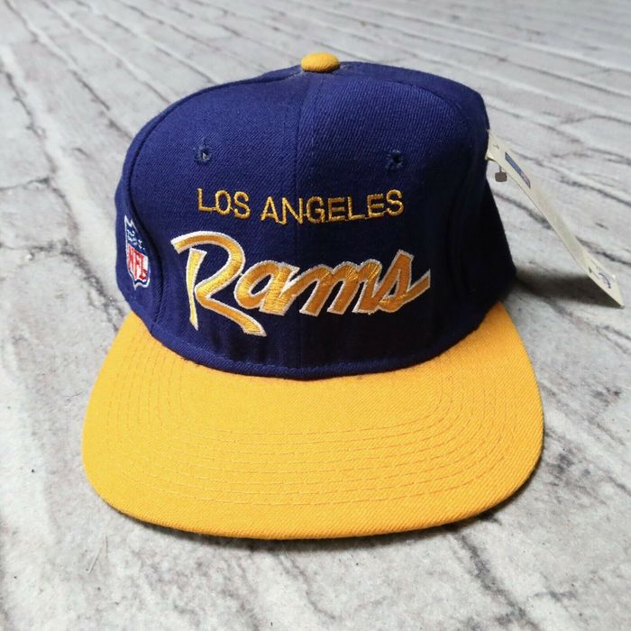 Sports Specialties Vintage New 90s Los Angeles Rams Wool Fitted Hat by Sports Specialties Cap