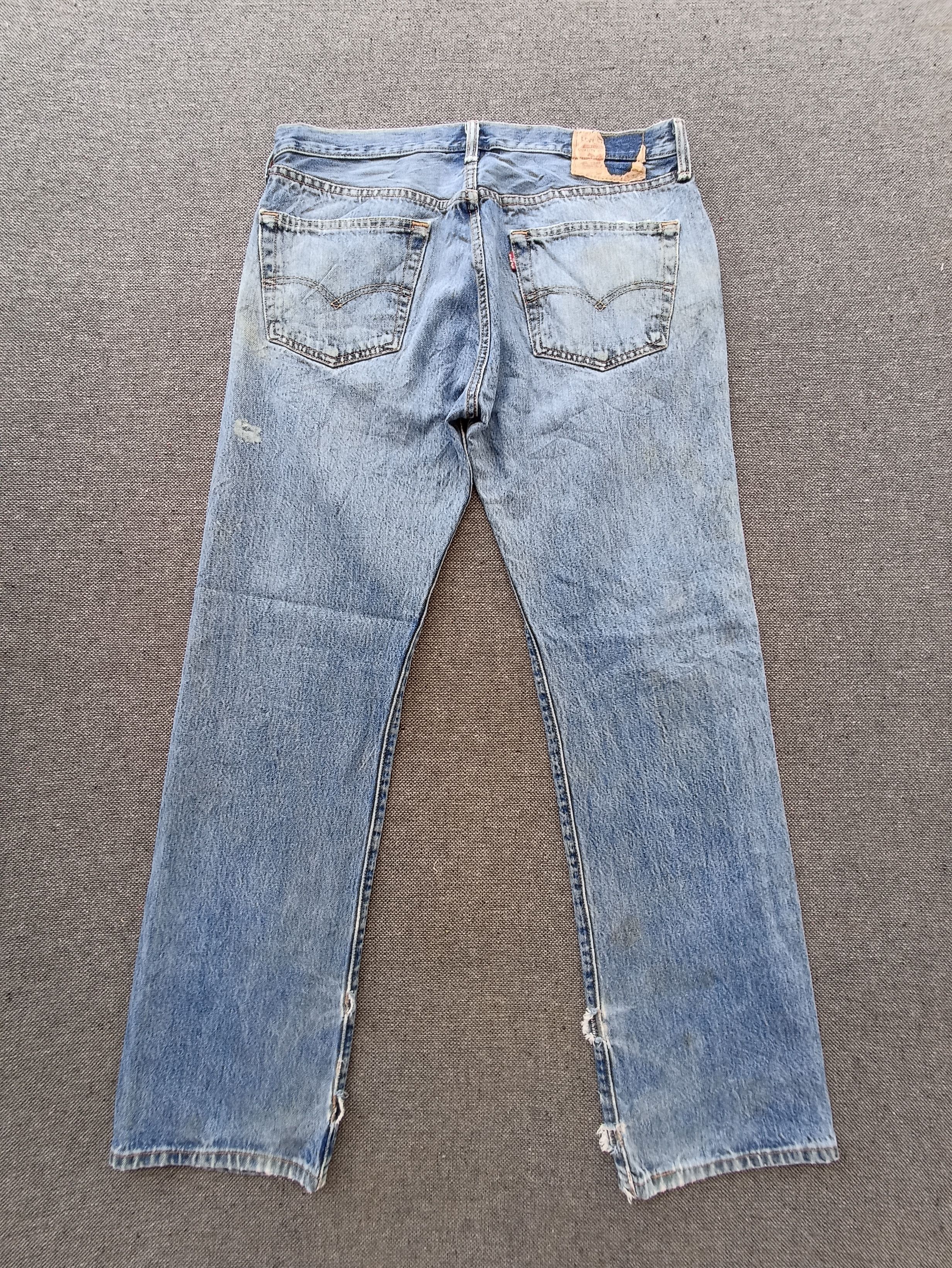 Jean × Levi's × Vintage Vintage Levis 501 Distressed Denim - J213 Size US 35 - 2 Thumbnail