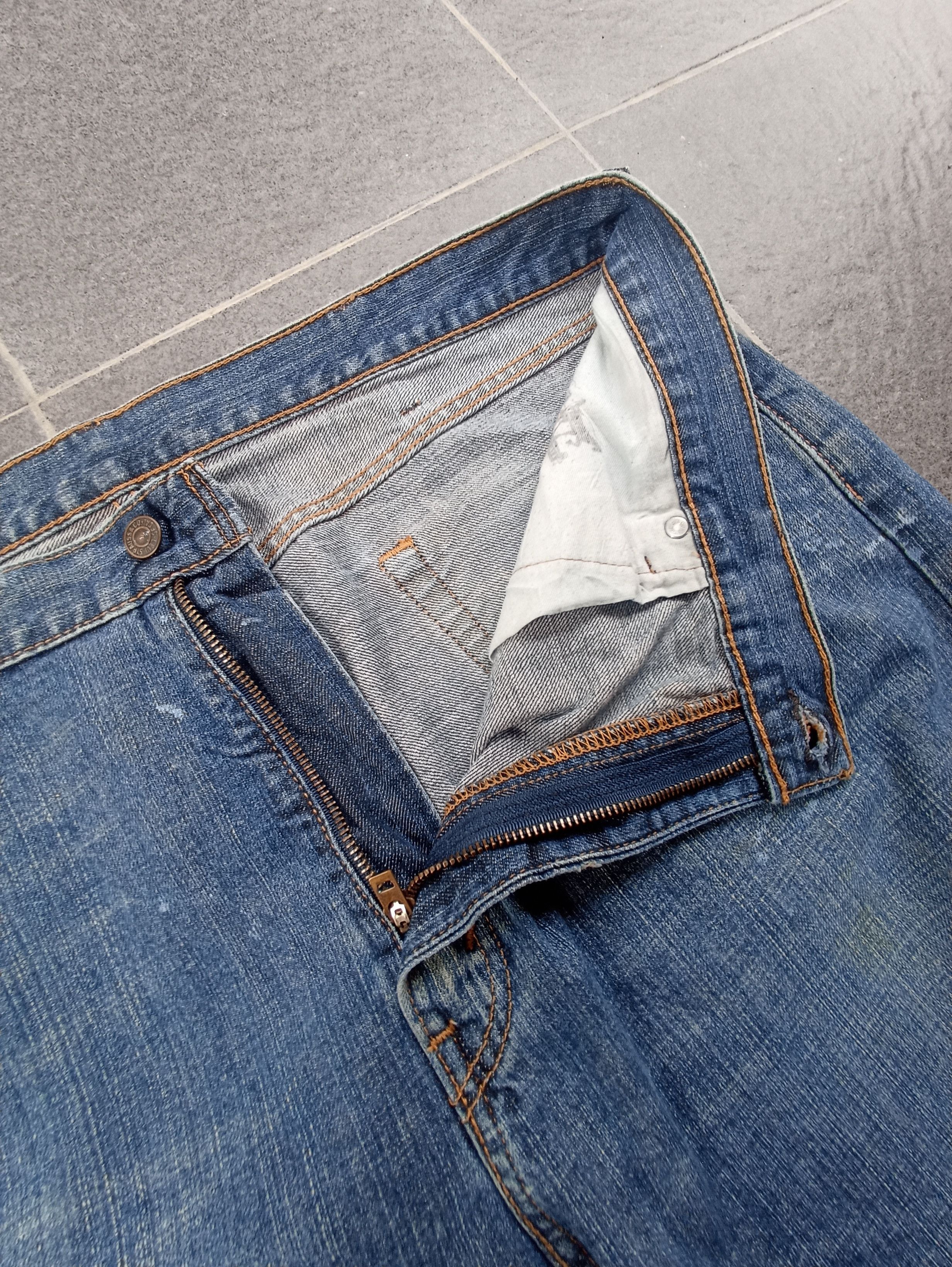 Jean × Levi's × Vintage Vintage Levis 505 Paint Splatter Jeans - J217 Size US 41 - 3 Thumbnail